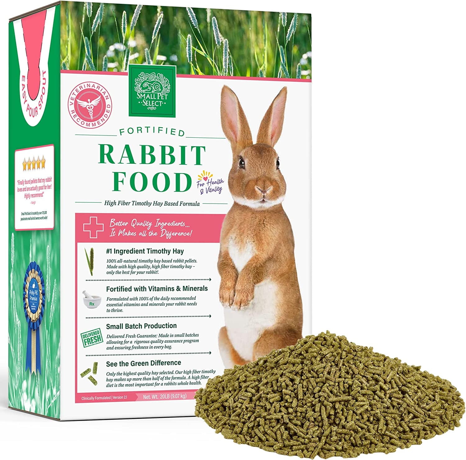 Small Pet Select Rabbit Food Pellets, 20 Lb.
