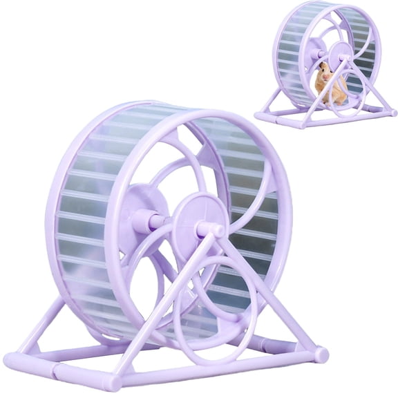 Small Pet Silent Running Wheel 5.91 Inch Quiet Hamster Jogging Exercise Toy for Gerbils Squirrels Hedgehogs Cage Entertainment and Health
