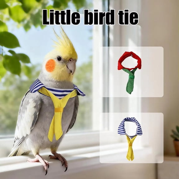 Small Pet Supplies, Lovebird Neck Decor, 2inFastener, Outfit Additions, Pet Bird Apparel, One Size, 1 Pc