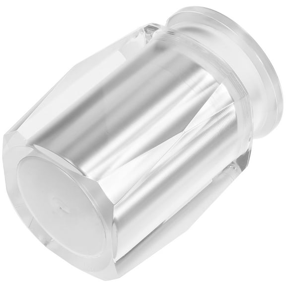 MERRYHAPY Crystal Aluminum Cat Ashes Urn Simple Design Memorial Keepsake for Pet Home Display