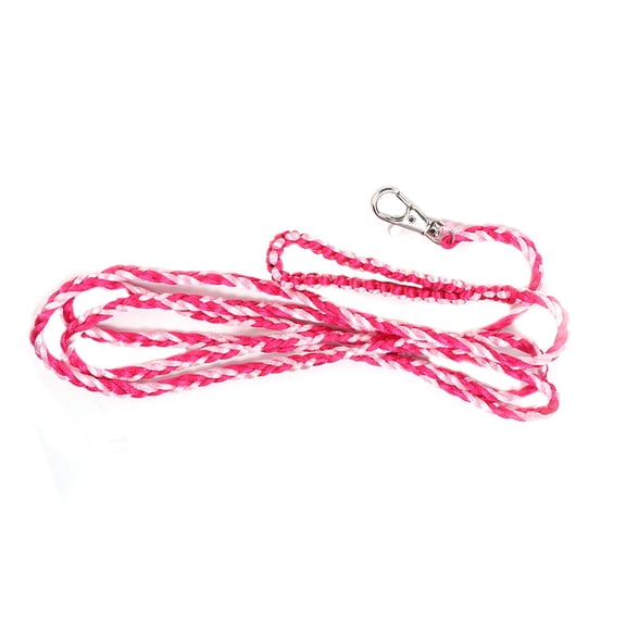 Small Pet Walking Training Lead Split Vest Harness 3-Piece Set with Adjustable Buckle for Squirrel Hamster Guinea Pig, Double Unit Size (7.0 x 6.0 in / 17.8 x 15.2 cm), Pink and Rose Red