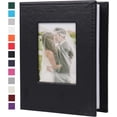 thumbnail image 2 of Small Photo Album 5x7 2 Pack Each Holds 56 Pictures, Linen 2 of 11
