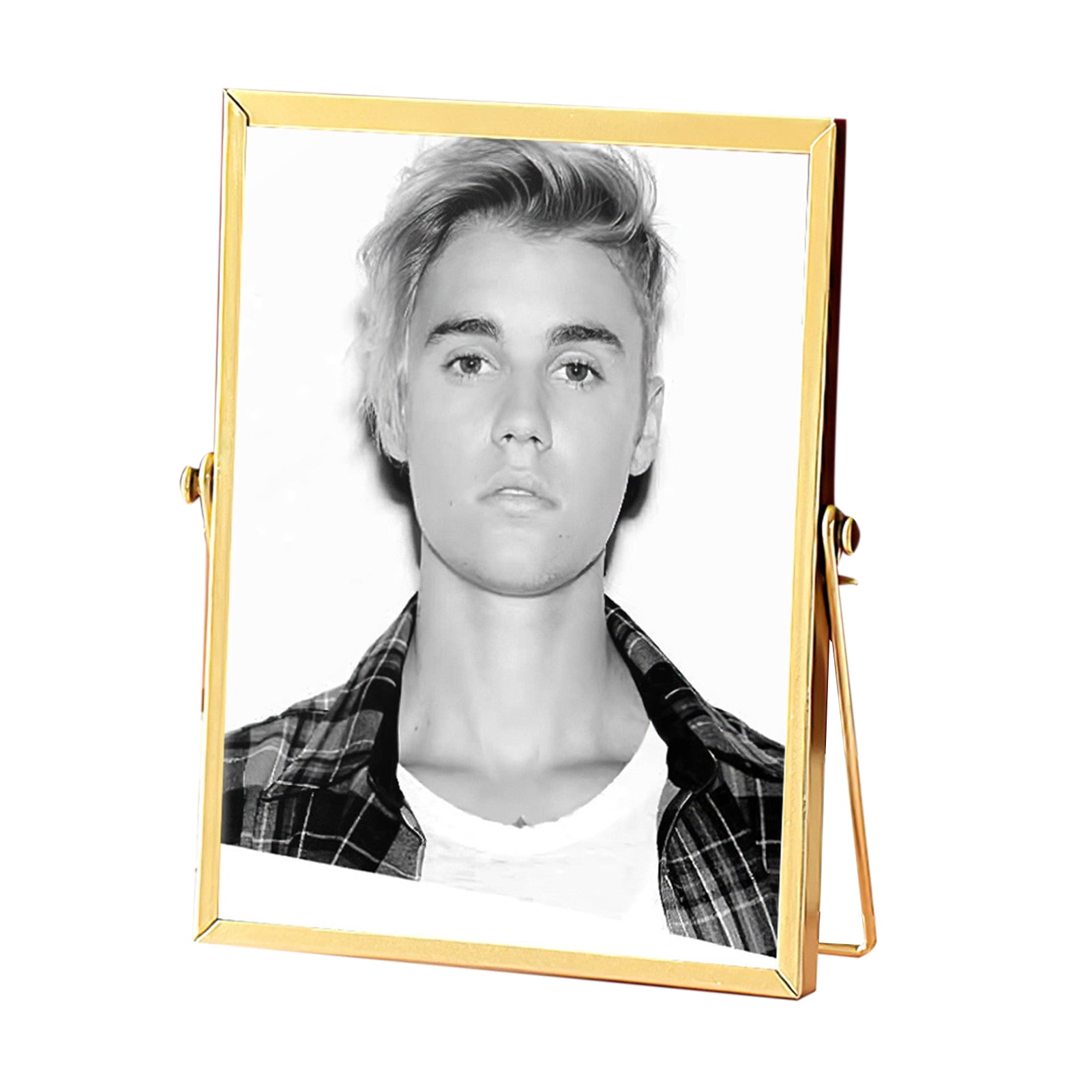 Small Picture Frame 5.7x7.7in Durable Acrylic Metal Waterproof Simple Modern Style Picture Frame