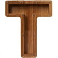 thumbnail image 1 of Small Piggy Bank, Wooden Letter Piggy Bank for Kids Boys Girls Gift, Alphabet T Money Bank Coin Bank, 1 of 5
