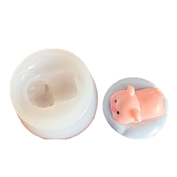 Small Pigs Silicone Mould For Desserts Ice Cubes Multipurpose Reusable Kitchen Accessory