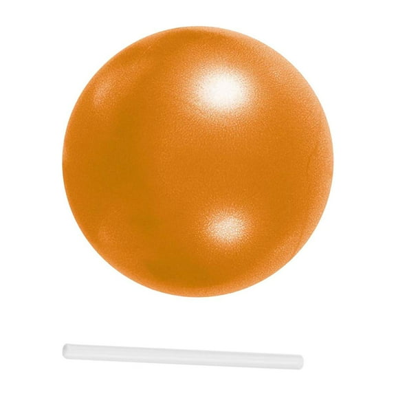 Small Pilates Ball 9 inch Exercise Ball for Stretching Working Out Stability Orange