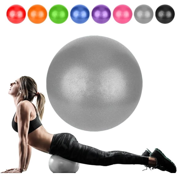 Small Pilates Ball, Therapy Ball, Mini Workout Ball, Core Ball, 9 Inch Small Exercise Ball, Pilates, Yoga, Workout, Bender, Core Training and Physical Therapy, Improves Balance