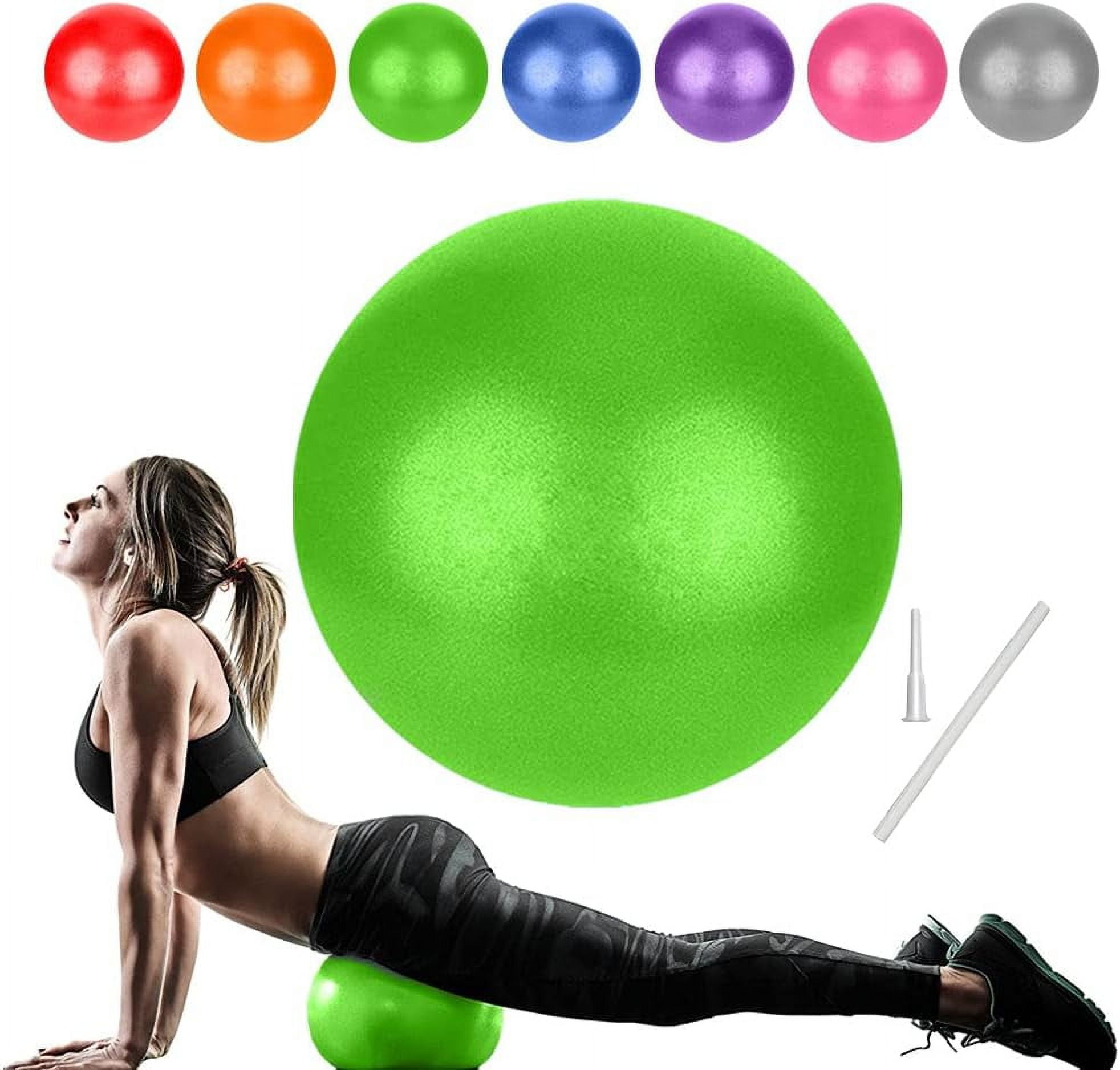 Small Pilates Ball for Therapy Mini Workout Core 9 Inch Small Exercise Mini Bender Pilates, Yoga, Workout, Bender, Core Training and Physical Therapy, Improves Balance