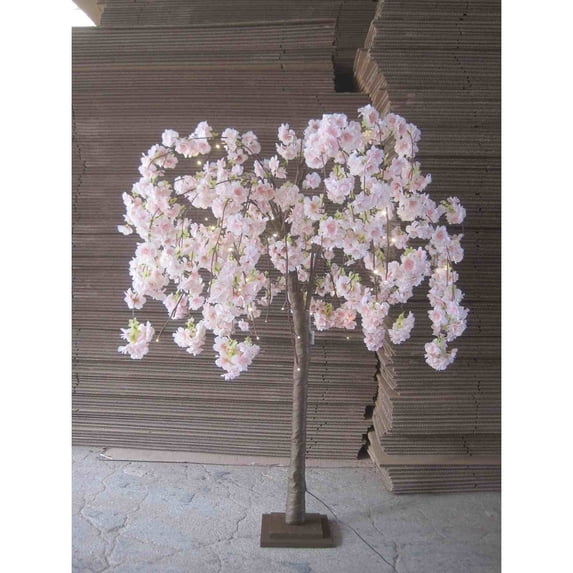 Small Pink Cherry Blossom Tree With 66 Warm White Led
