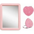 thumbnail image 1 of Small Pink Mirror,Magnify The Beauty with Your Mirrors, 1 of 5