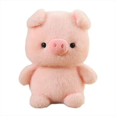 Small Pink Pig Plush Toy With Table For Kids Learning And Birthday Gift