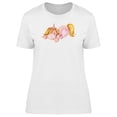 thumbnail image 1 of Small Pink Unicorn T-Shirt Women -Image by Shutterstock, Female x-Large, 1 of 2