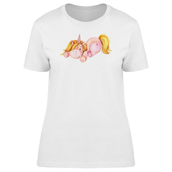Small Pink Unicorn T-Shirt Women -Image by Shutterstock, Female x-Large
