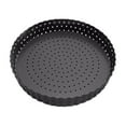 Small Pizza Pans With Holes Steel Perforated Pizza Crisper Pan sarten