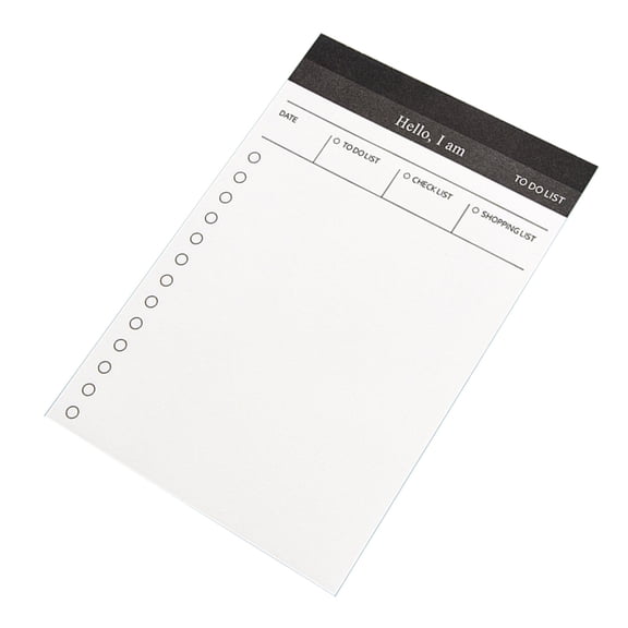 Small Planner Daily Schedule Notepads 50 Sheets Unlined Checklist Notebook Small Writing Pad for Daily Plans Notes Memos