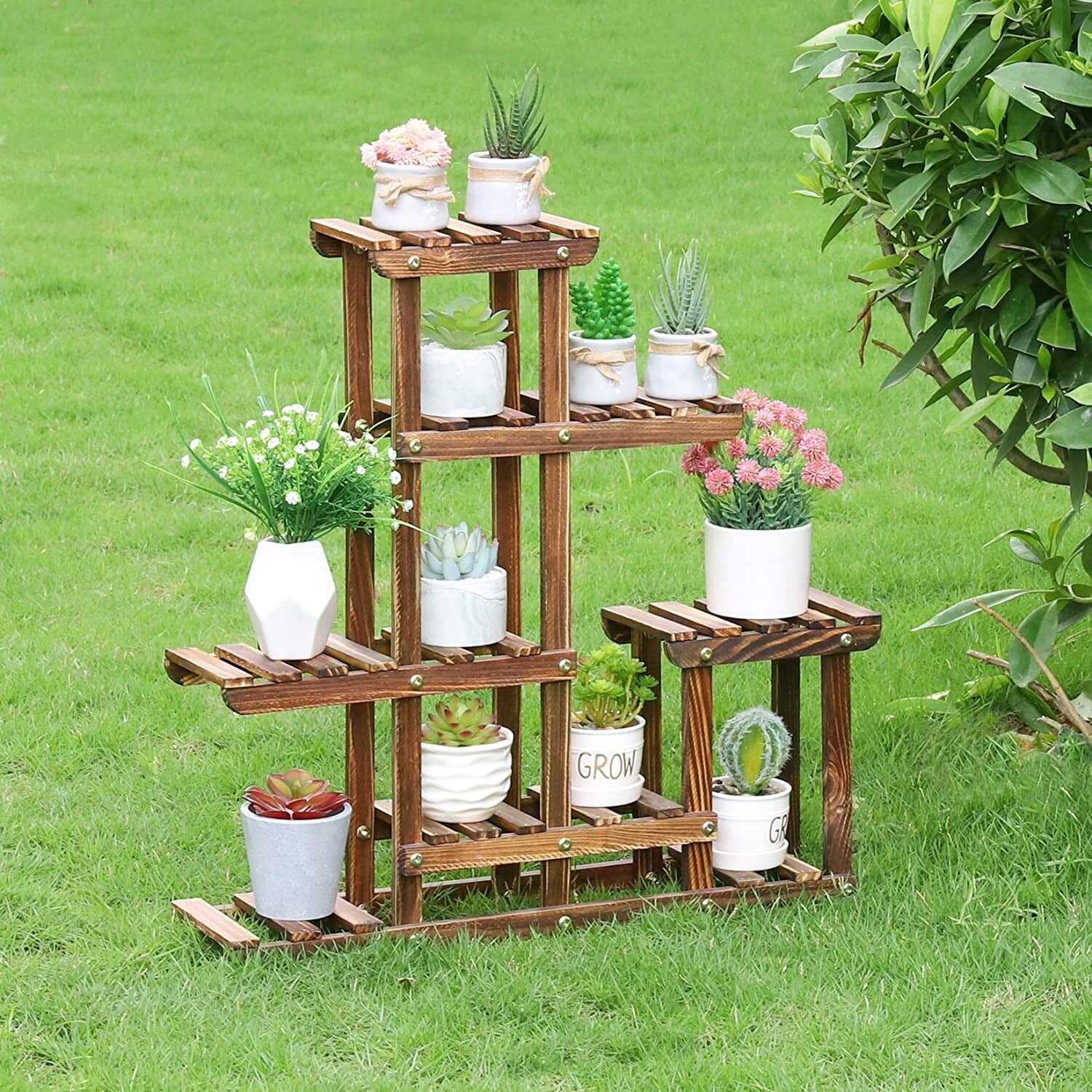 Small Plant Stand Small Wood Plant Stand Window Flower Pot Holder Shelf