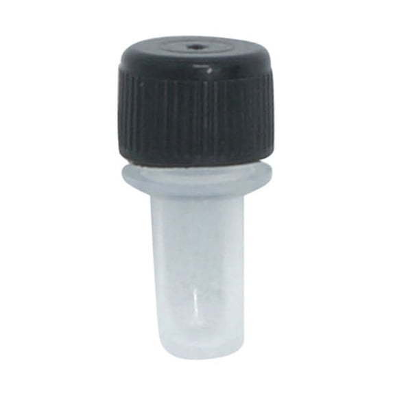 Small Plastic 1/4 oz Flakes and Flour Storage Vial with Lid for Gold Prospecting