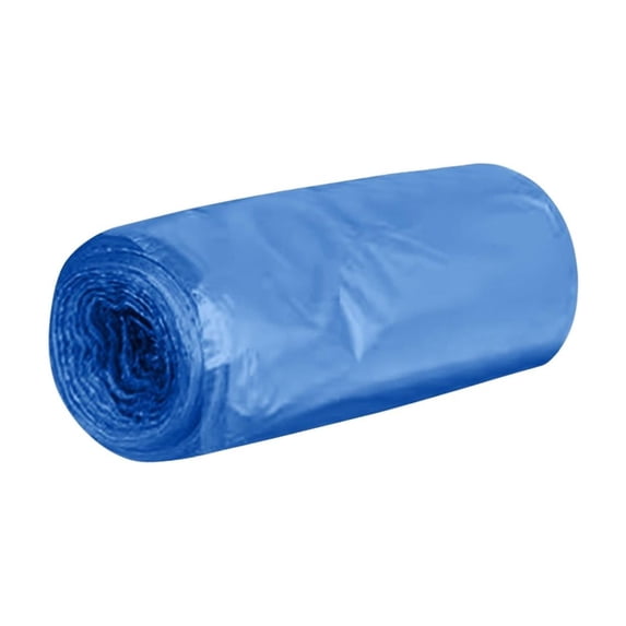 Small Plastic Bags, 13X17 In, Blue, Bathroom Trash Bin Liners, Waste Storage, Powder Room Counters, 2 Roll, 2 Pc