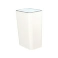 thumbnail image 1 of Small Plastic Bathroom Trash Can With Press Flip Lid Sealed Wastebasket For Restroom Office Bedroom Living Room Indoor Garbage Disposal And Storage, 1 of 6