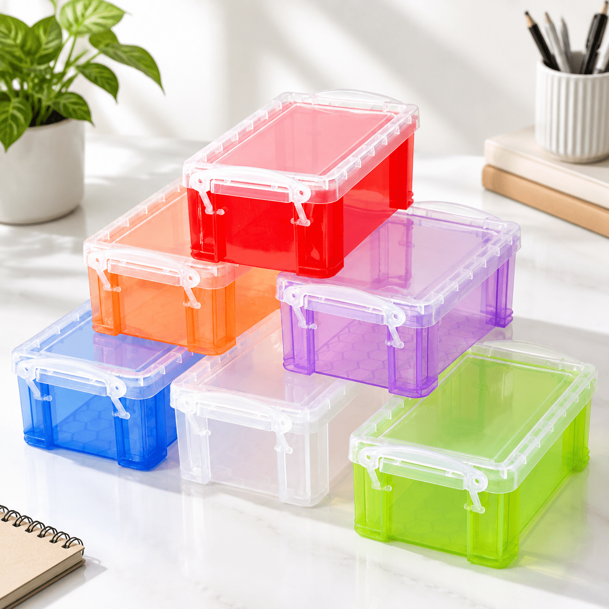 Tote Box Rack Small Plastic Box 5