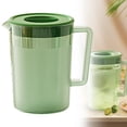 thumbnail image 1 of Small Plastic Carafe with Lid and Spout, Pitcher With Lid Beverage Juice Drink Containers, Small Water Jug for Hot/Cold Water, Iced Tea Pitcher for Coffee, Juice and Homemade Beverage Carafe, 1 of 9