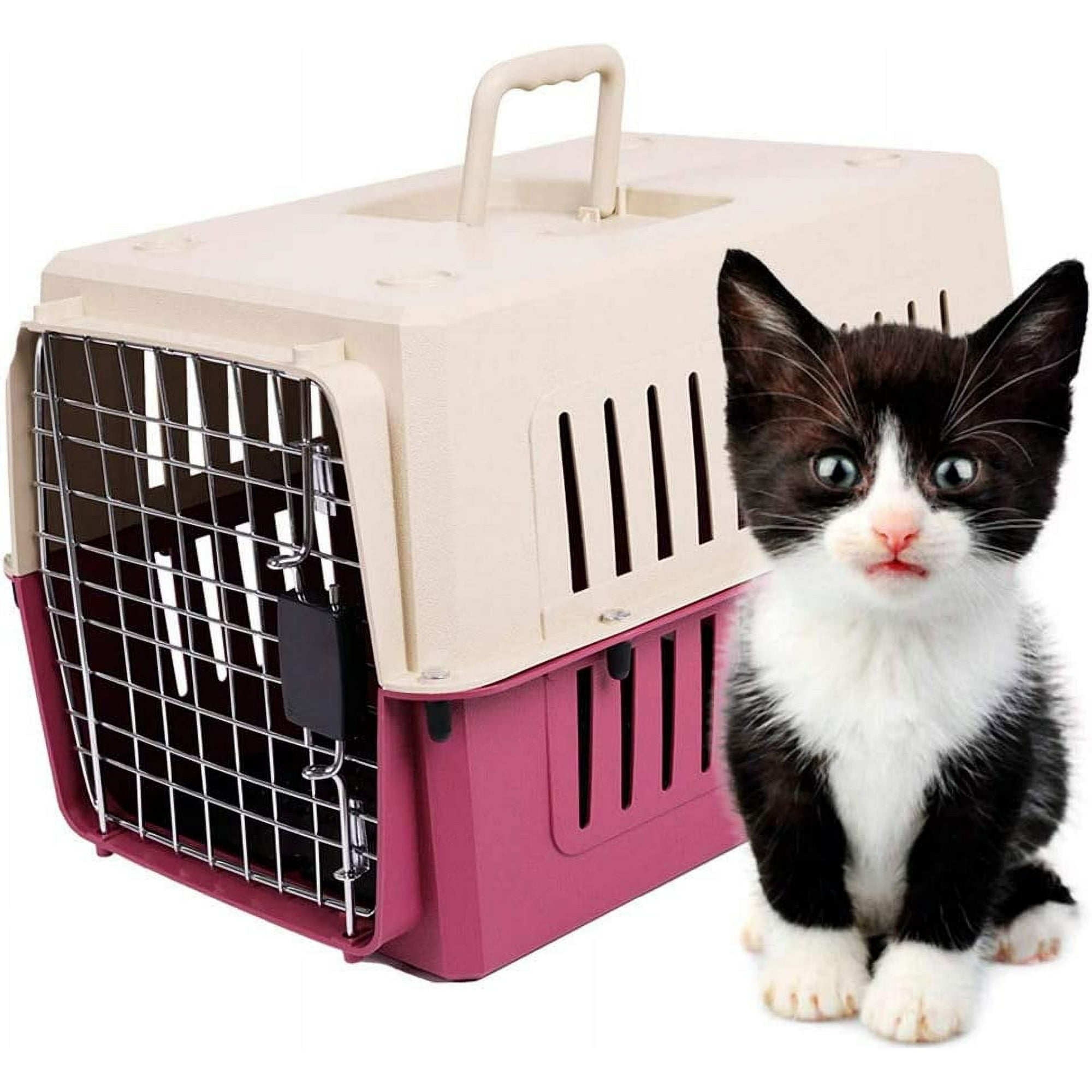 Small Plastic Cat Dog Carrier Cage Portable Pet Philippines Ubuy