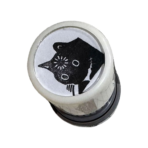 Small Plastic Cats Stamp Easy Press Mechanism Plastic Texture for Office Use Easy to Carry in Pockets or Pencil Cases