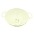 thumbnail image 1 of Small Colander With Handles, Mini Food Strainer Basket, Food-Safe Kitchen Sink Strainer For Pasta, Vegetables, Fruits & Daily Use White-19.3x15.3cm, 1 of 4