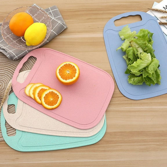 Small Plastic Cutting Board Small Plastic Cutting Boards Small Cutting Board Wheat Straw Cutting Board Chopping Board Cutting Vegetables Household Fruit Plastic Small Dormitory Chopping Boa Home
