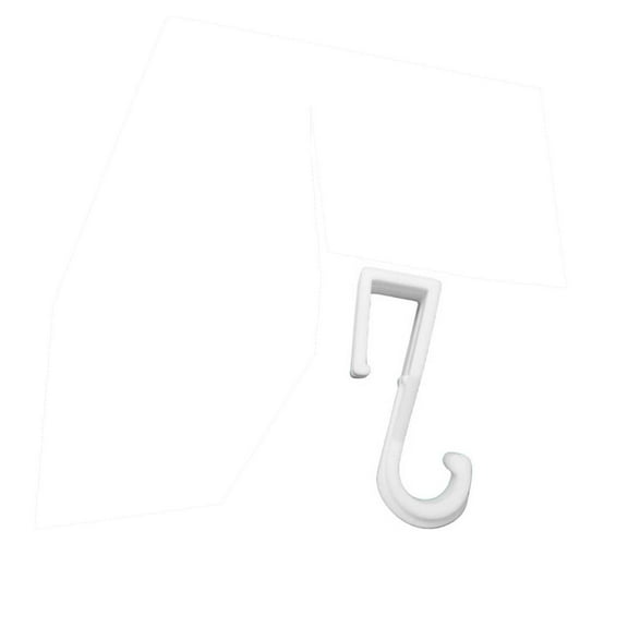 Small Plastic Invisible Hook, No Punch Wall Hook Heavy Duty Load Bearing, Streamlined Design for Kitchen Utensils, Bags, Towels – Non Marking Indoor Outdoor Hook for Apartment, Travel, College Dorm
