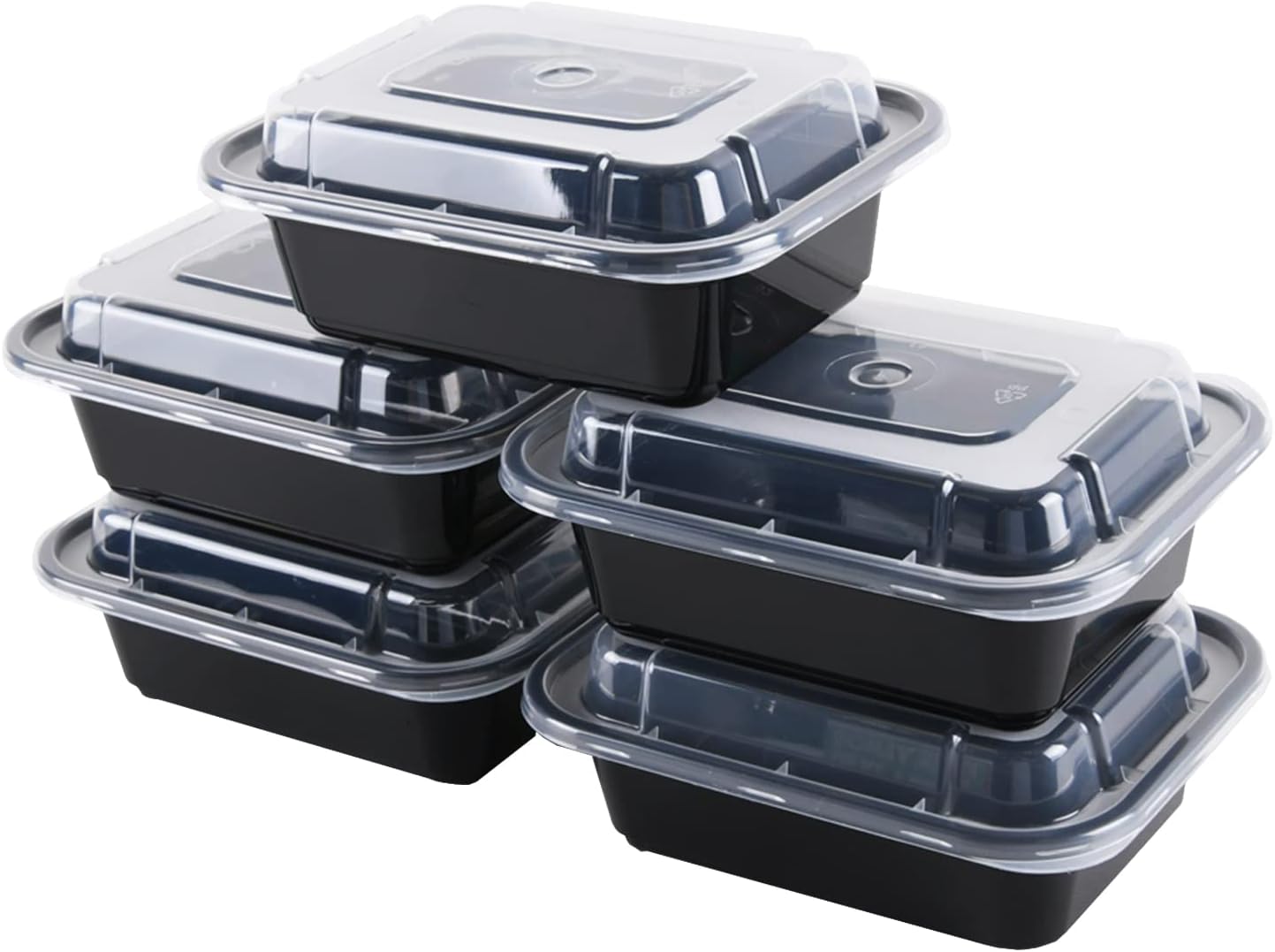 Small Plastic Meal Prep Containers With Lids, Reusable Food Storage