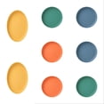 thumbnail image 1 of Small Plastic Plates Set of 8 for Dinner Dessert Snack Fruits, 5.7 Inch Lightweight BPA-Free and Eco-Friendly, Reusable Plates for Kitchen Outdoor Camping Use and Storage Organizer, 1 of 6