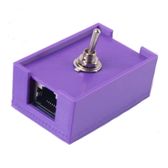 Small Plastic RJ45 LAN CAT5/CAT6 Networking Switches Surges Suppressions Twisteds Pair Control Switches for Standard Cab