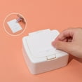 thumbnail image 1 of Small Plastic Storage Box with Lid Mini ABS Desktop Organizer for Office, Craft, and Travel, 1 of 6