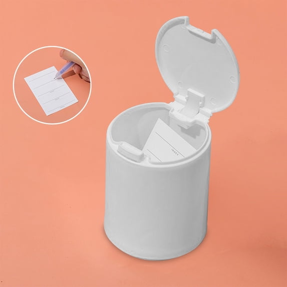 Small Plastic Storage Box with Lid Mini ABS Desktop Organizer for Office, Craft, and Travel