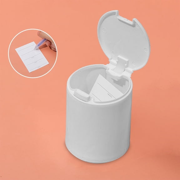 Small Plastic Storage Box with Lid Mini ABS Desktop Organizer for Office, Craft, and Travel