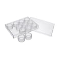 thumbnail image 1 of Small Plastic Storage Containers 12 Pack Clear with Lids for Craft and Jewelry Storage, 1 of 6