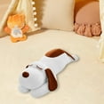 thumbnail image 1 of Small Plush Dog Stuffed Animal - 12" White Machine-Washable Soft Toy w/ Embroidered Safety Eyes | Portable Cuddle Buddy for Kids Age 3+ A, 1 of 6