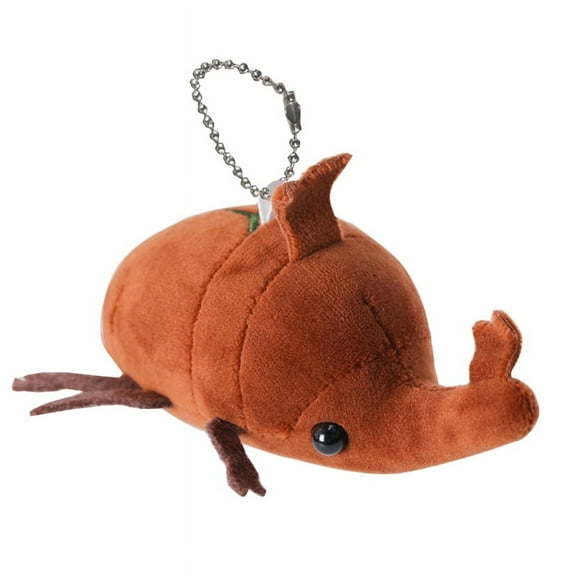 Small Plush Doll for Bag Pendant Insect-Beetle Doll Lovely Plush Keychain Women Handbag Ornament Kids Backpack Decors