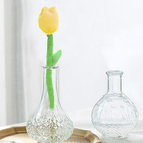 Small Plush Toy Flowers, Decorative Soft Stuffed Flowers for Kids, Gift & Party Decor, Lightweight & Washable, Kawaii Home & Office Accessories