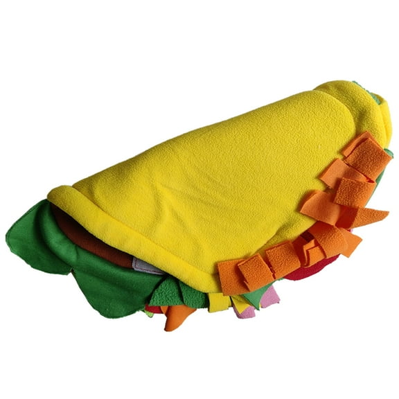 Small Plush Warm Hideout Hamster Hedgehogs Tacos Toy Bed Warm Nest for Dodging Small Pet Supplies