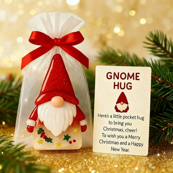 Small Pocket Dwarf Christmas Decorative Figurines Mini Holiday Ornament Set For Tree Mantel Desktop Shelf Seasonal Home Decorations And Gift Accents