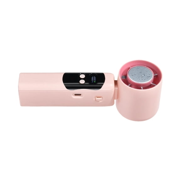 Small Pocket Fan Digital Display Fan 4000mAh Cooling Fan Outdoor Fan Table Fan with Large Battery Suitable for Own Use