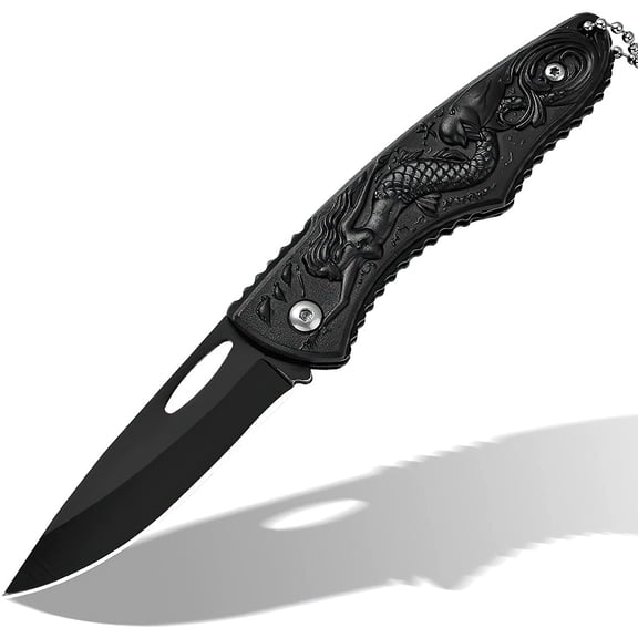 Small Pocket Knife Gift for Men, Keychain Box Cutter , Mini Folding Knives for Everyday Carry, Stocking Stuffers Gift for Adults Men Him outdoor Knife