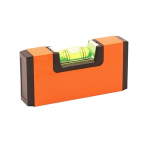 Small Pocket Level Tool Aluminium- Pocket Spirit Level with Magnetic Base Bubble Level Lightweight for Floor Pictures