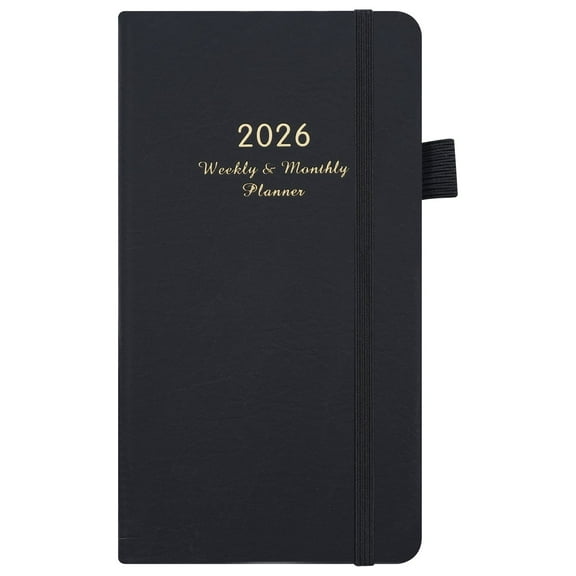 Small Pocket Notebook Hardcover Small Notebook Journal Diary With Elastic Bands Plan For 2026 Bound Book Portable Notepad for Note Taking for Back to College,Office Supplies