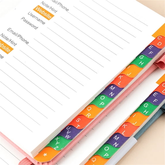 Small Pocket Password Book – 4.72x6.1 Inch Alphabetical Tabs Password Organizer, Internet Address Logbook, Password Keeper for Seniors, Personal Use