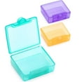 thumbnail image 1 of Small Pocket Pill Case 3 Pcs Daily Single Pill Box Organizer Travel Portable Z3, 1 of 7