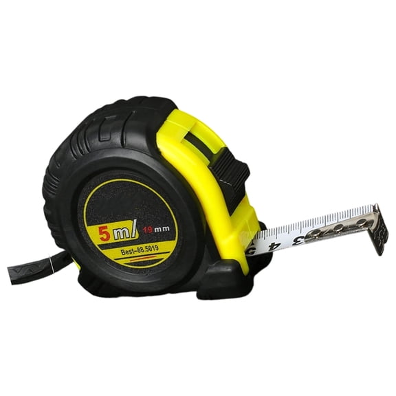 Small Pocket Size Retractable Tape Measure With Clear Scale Marking Ideal For Home And Outdoor