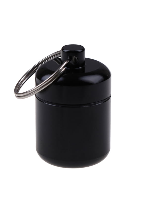 Small Pocket for Box Keychain Aluminium Alloy Portable for for Case Container for Purse Waterproof Metal